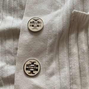 Tory Burch Cardigan- White size small